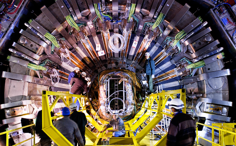 Illustration for article titled Large Hadron Collider Might Annihilate Humanity, But it Sure is Pretty